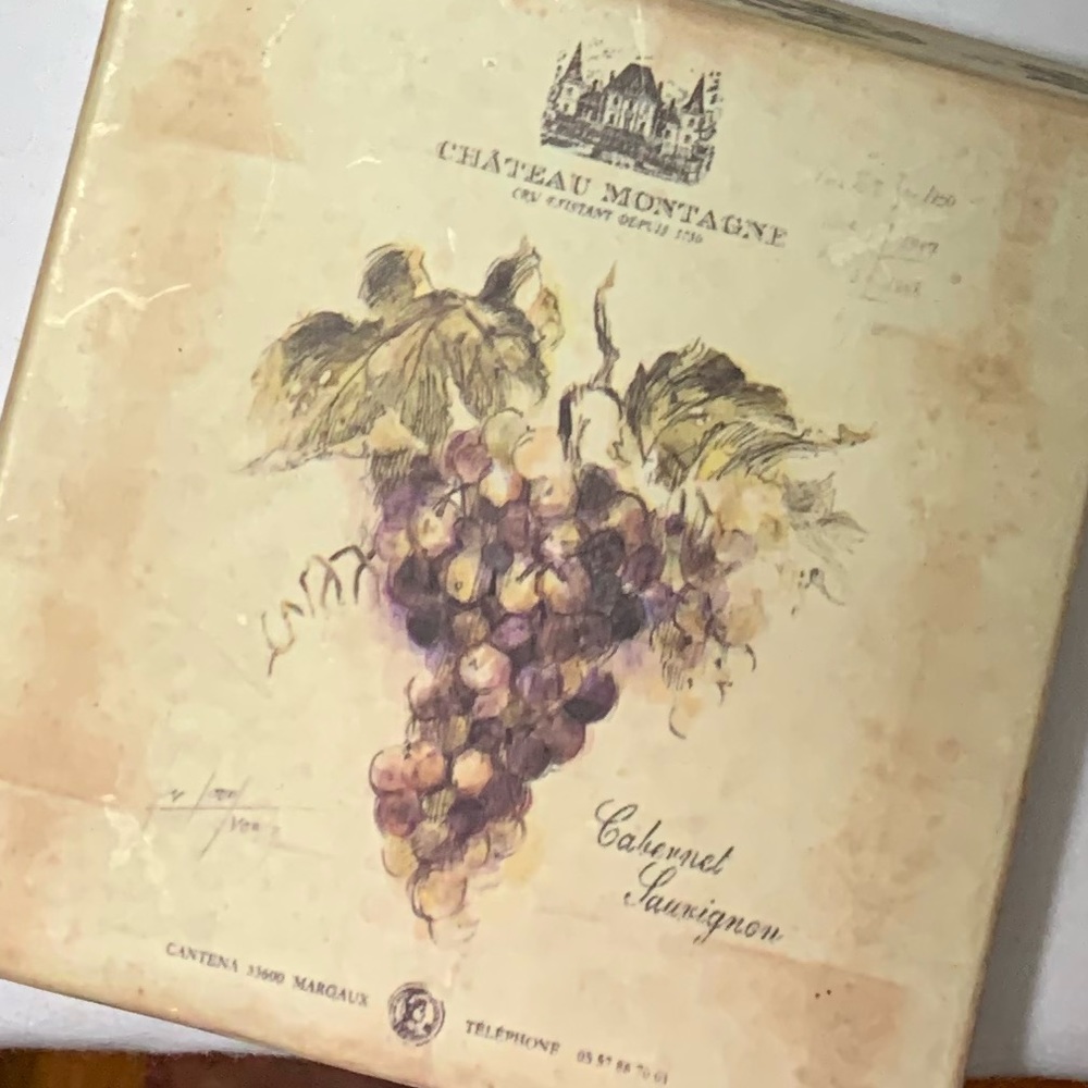 Boxed Set Grape Vineyard Drinkstone Coasters
